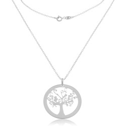 Silver necklace - chain with Tree Of Life | MACOVAL SLU