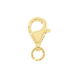 Mosqueton de oro forma pera con asa | Macoval SLU