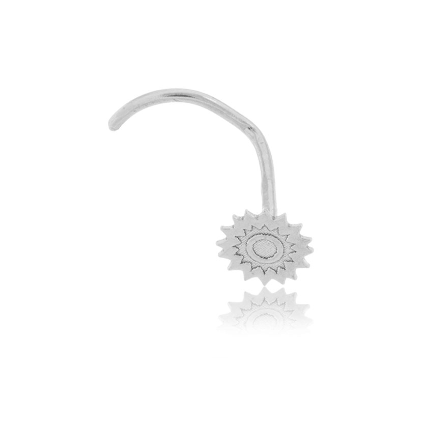 18K - PIERCING NARIZ CON SOL (3.70mm)