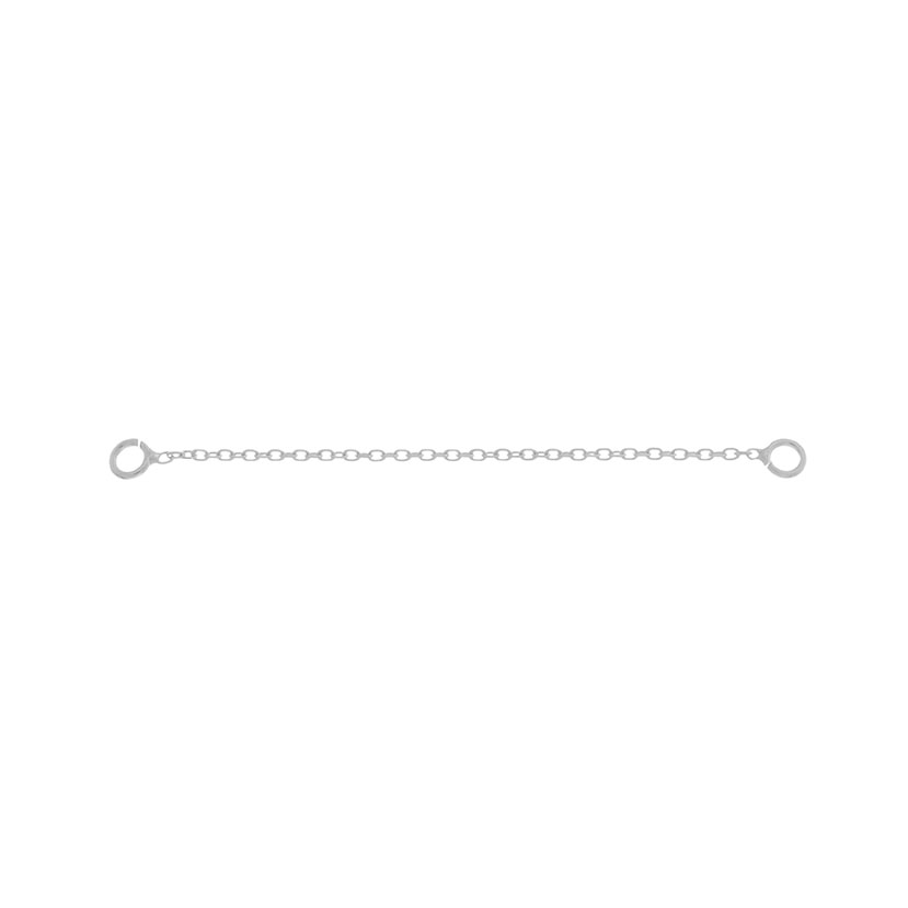 CADENA SEGURIDAD PLATA A 6CM CON FORZADA 0.60MM