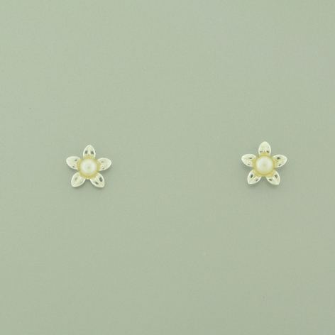 P.PENDIENTES FLOR 5 PUNTAS COLORES